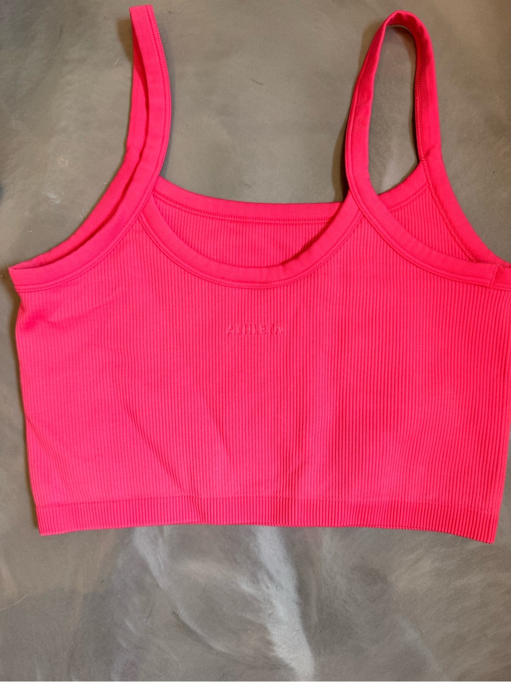 Athleta Hot Pink Recharge Seamless Tank size M - Picture 2 of 4
